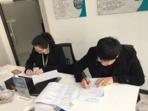 熱烈祝賀劉總、褚總簽約創綠家浙江省臺州市縣級代理！