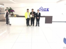 熱烈祝賀馬總、張總簽約創綠家天津市區級代理！
